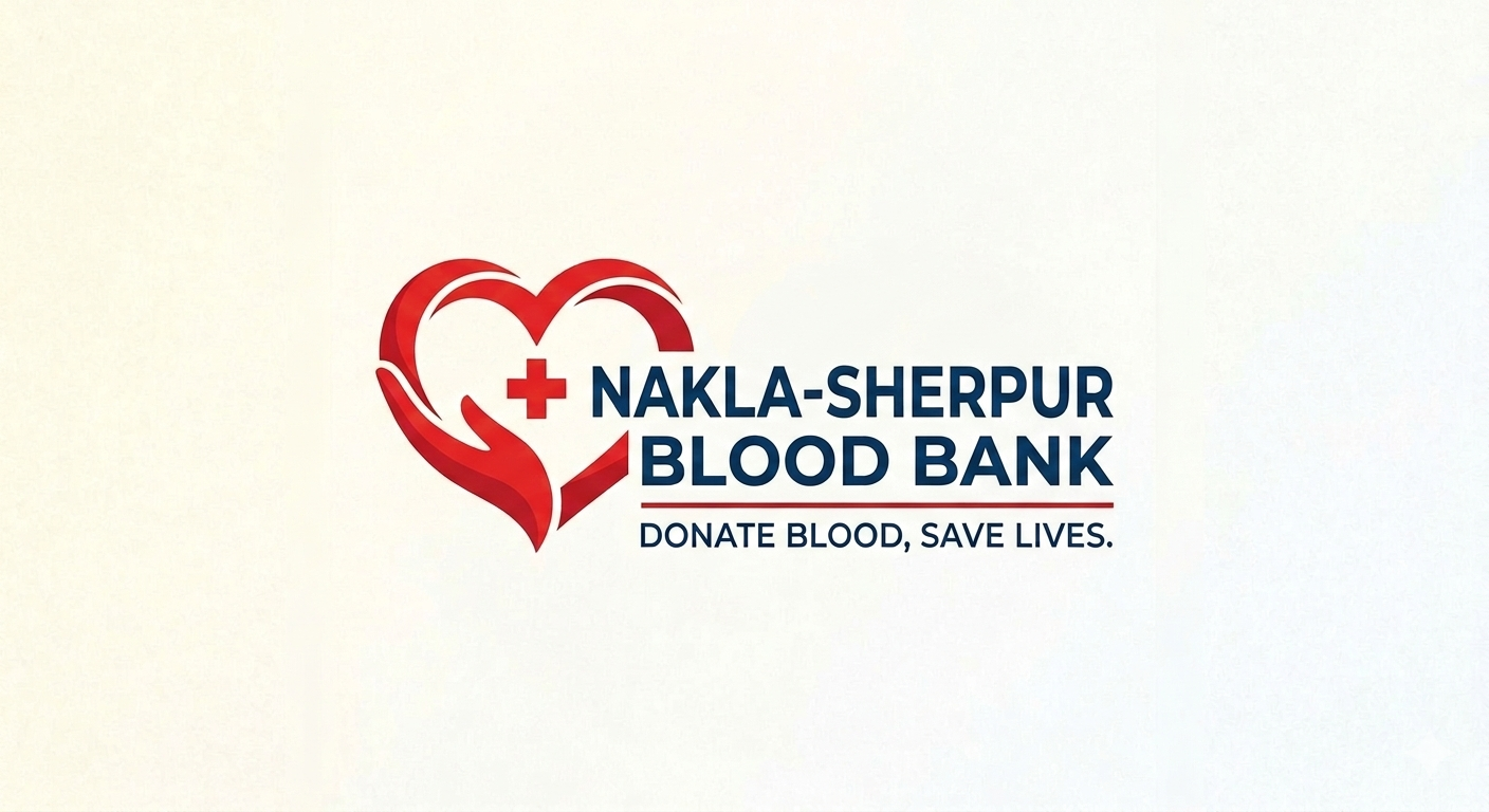 Nakla Sherpur Blood Bank Logo