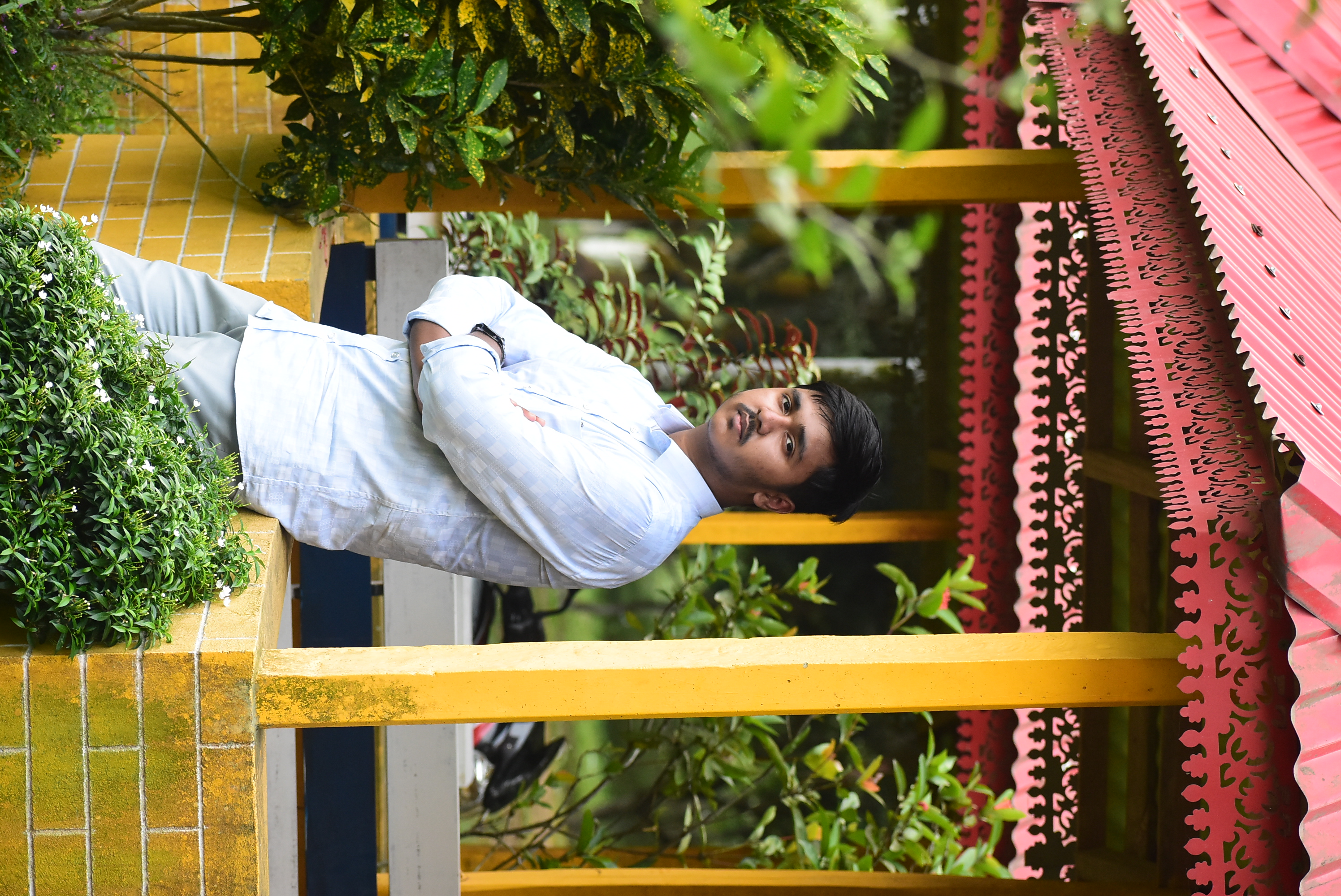 Mahir Ahmed at work